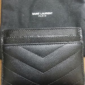 YsL card holder wallet